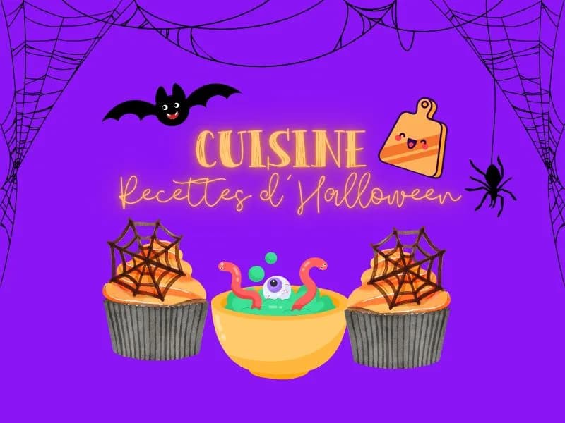 Image 1 : Atelier cuisine recettes d'Halloween background