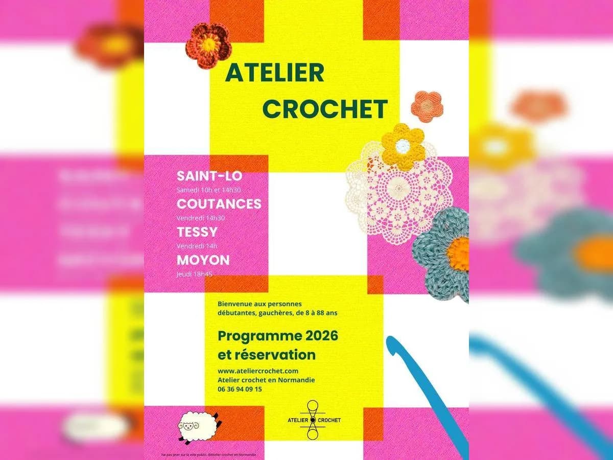 Image 3 : Atelier crochet background