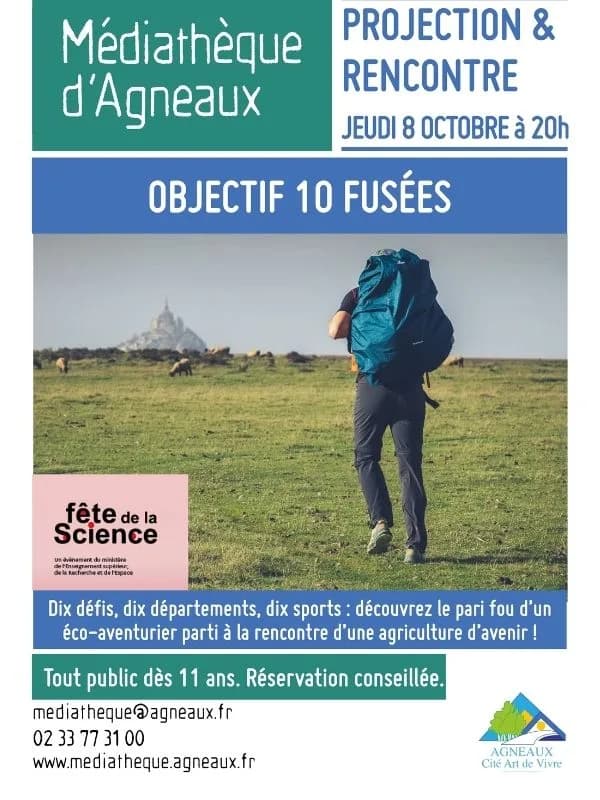 Image 1 : Projection & Rencontre : Objectif 10 fusées background