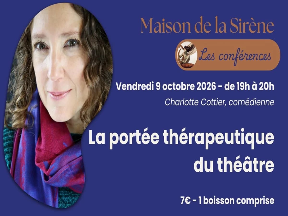 Image 1 : Conférence > La portée thérapeutique du théâtre par Charlotte Cottier background