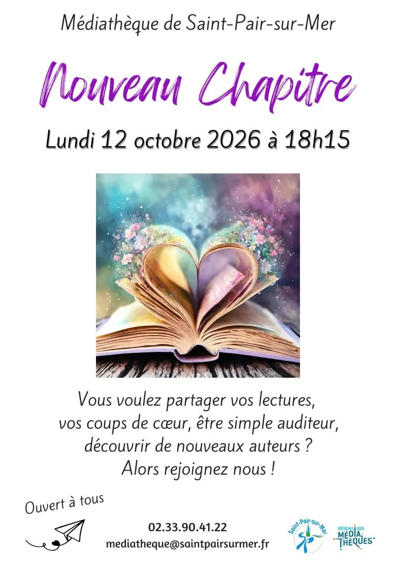 Image 1 : Nouveau chapitre, présentation de coups de coeur background