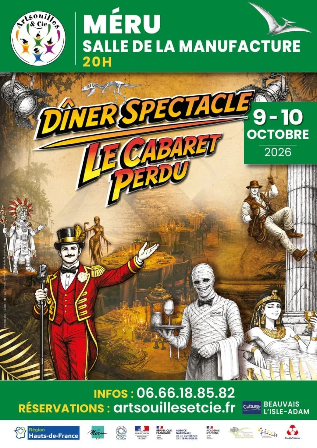 Image 1 : Le cabaret perdu, repas spectacle background