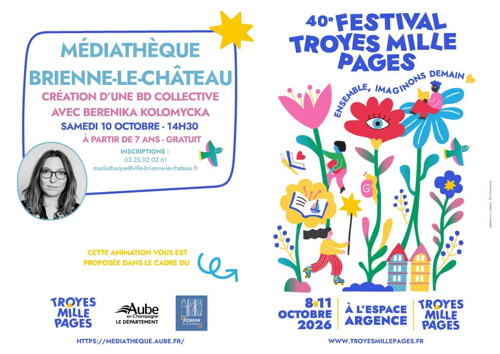 Image 1 : Atelier création d'une BD collective background