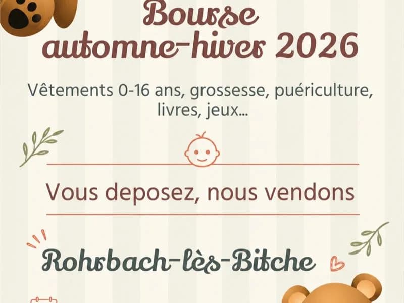 Image 1 : Bourse puériculture et affaires d'enfants 0-16 ans background