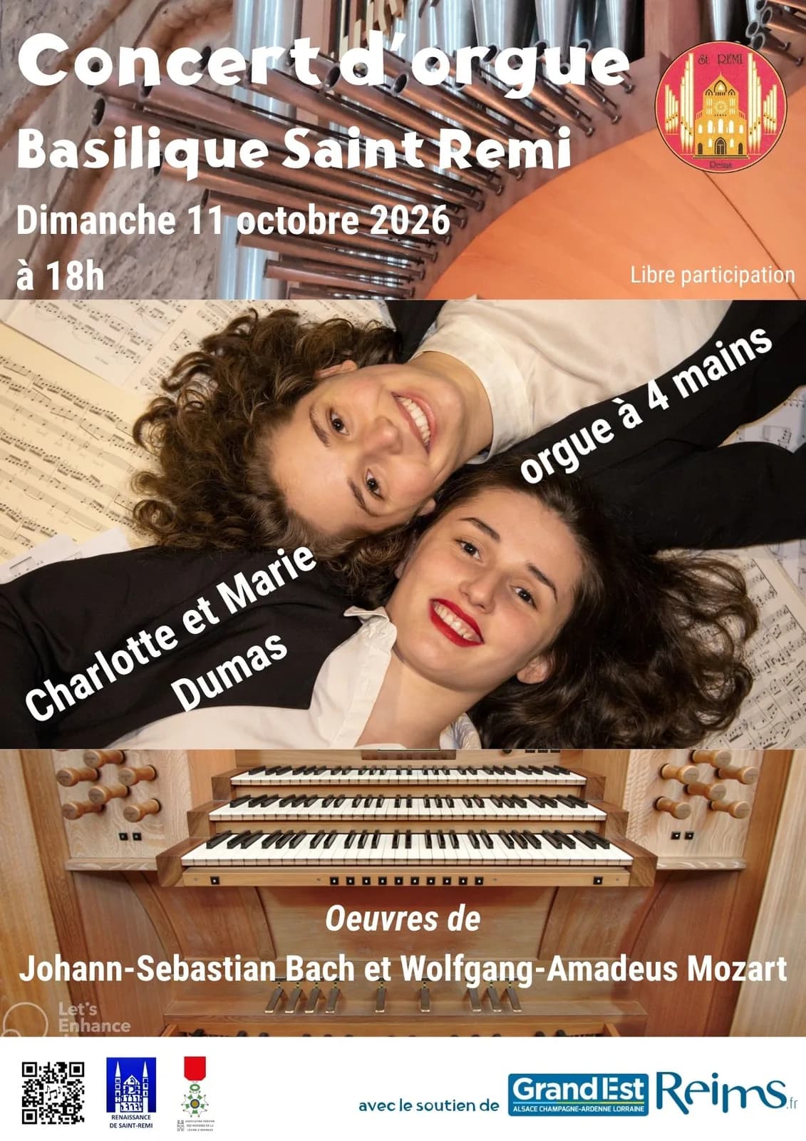 Image 1 : Concert d'orgue Jeunes Talents background
