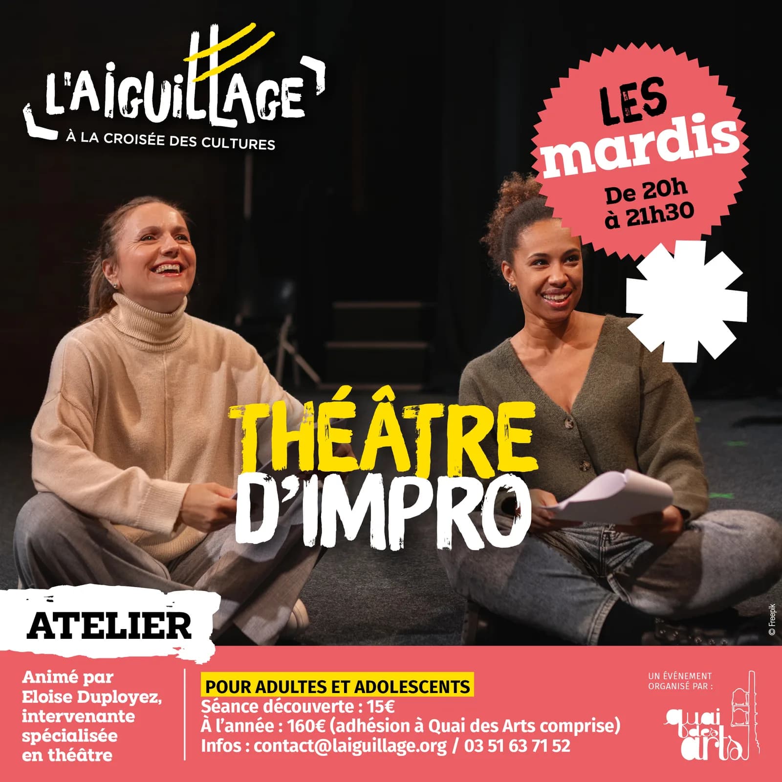 Image 1 : Atelier Théâtre d’Impro background