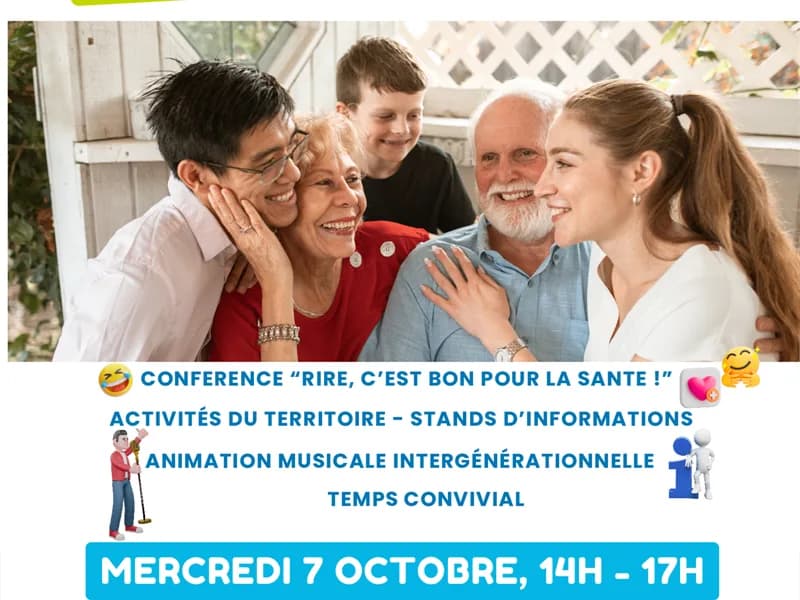 Image 1 : Conférence: Rire entre générations background