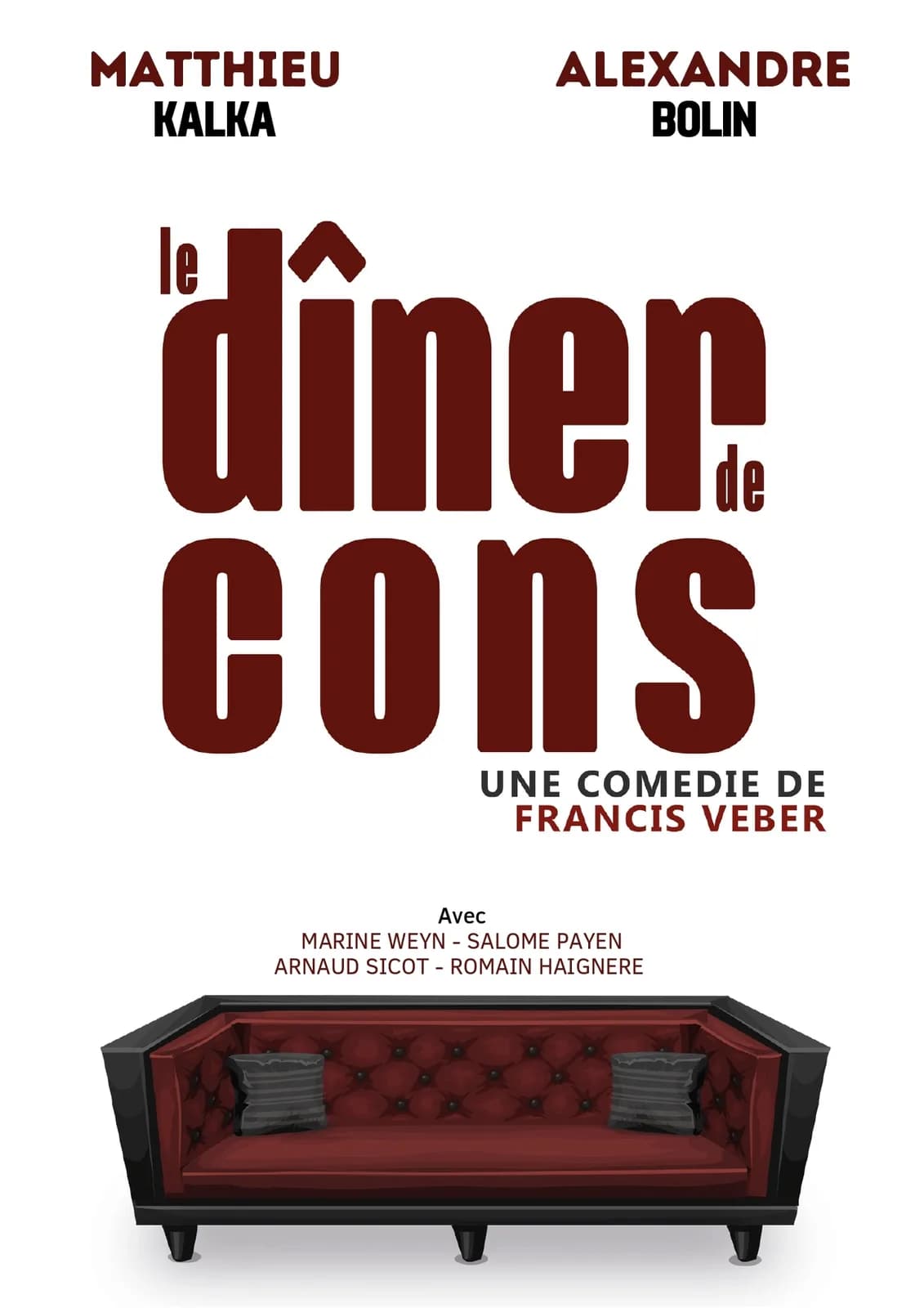 Image 1 : Le diner de cons background
