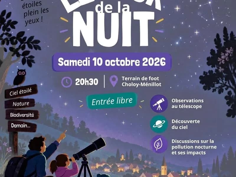 Image 1 : Le Jour de la Nuit - observation des étoiles background