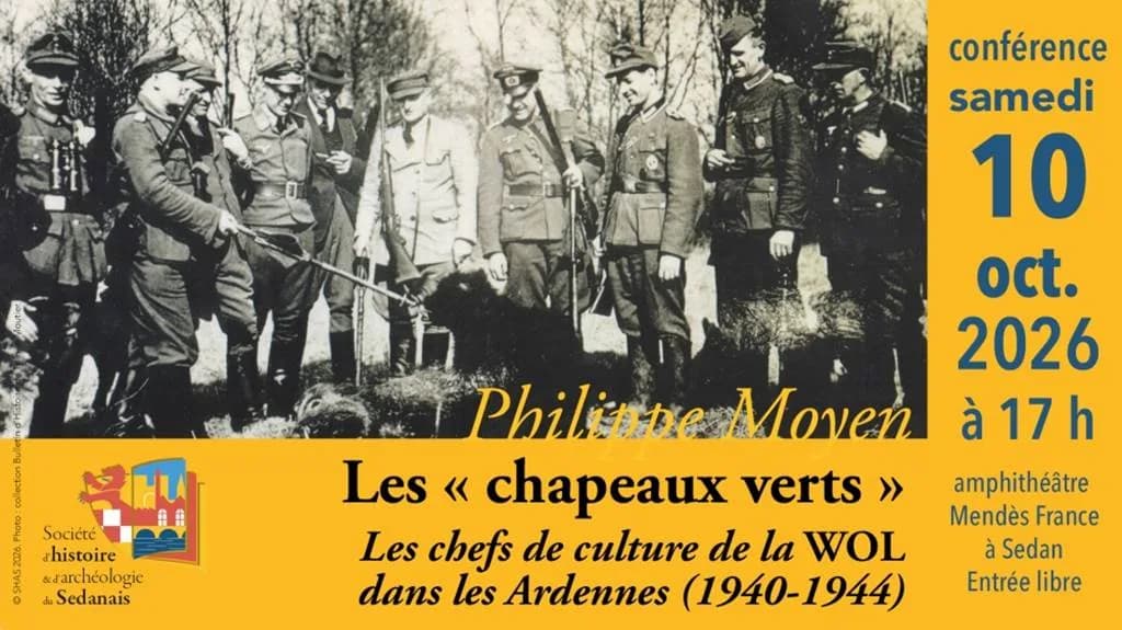 Image 1 : Conférence - Les « chapeaux verts » : les chefs de culture de la WOL dans les Ardennes (1940-1944) background