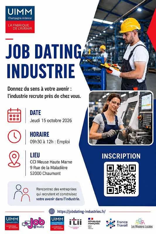 Image 1 : Job dating industrie background