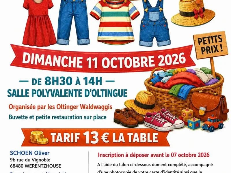 Image 1 : Bourse aux vêtements et jouets de puériculture background