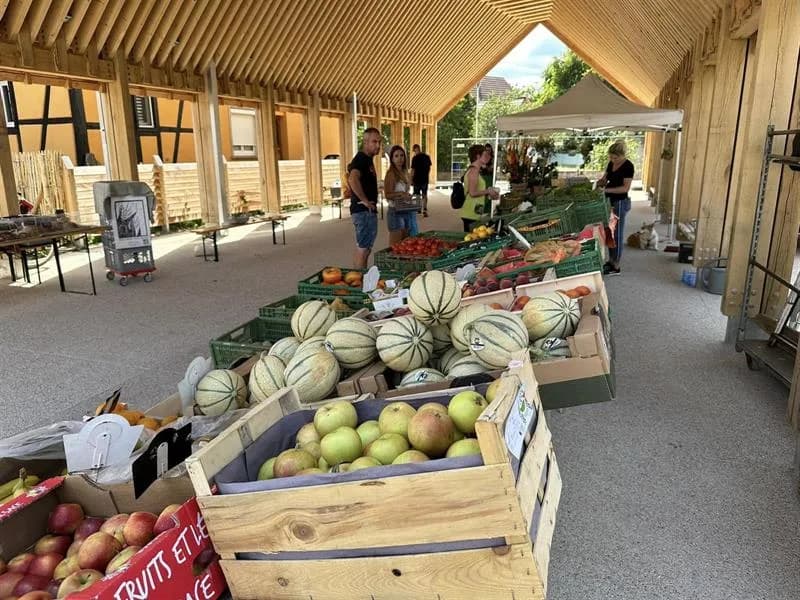 Image 1 : Marché des producteurs background