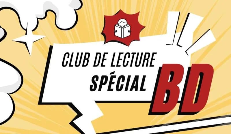 Image 1 : Club de lecture décalé autour de la BD background