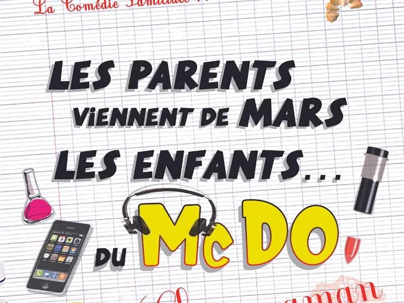 Image 1 : Spectacle - Les parents viennent de mars, les enfants du MacDo, Chez Maman background