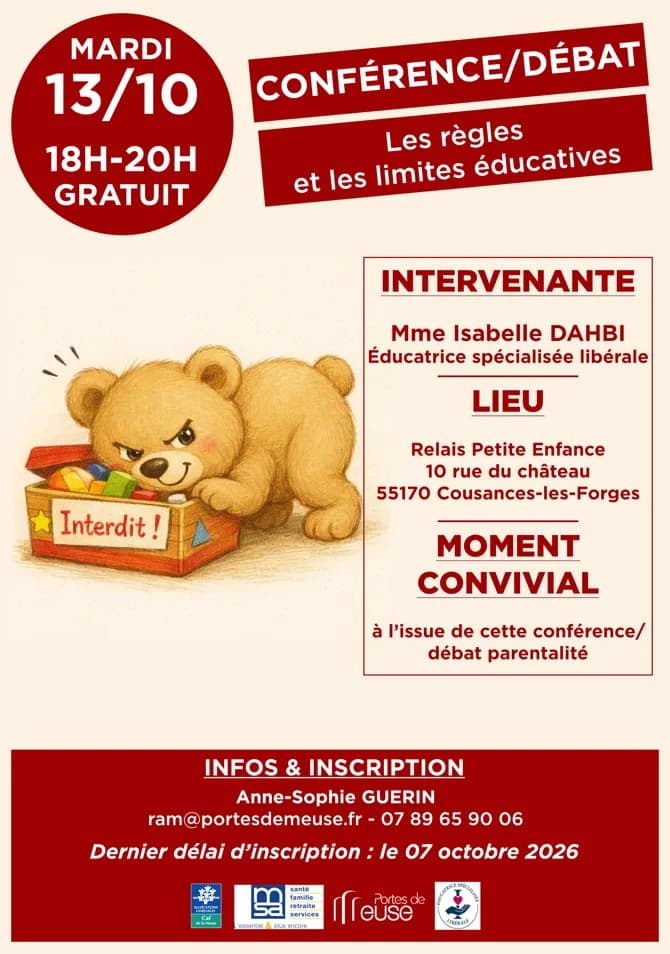 Image 1 : Conférence / débat - Les limites et les règles éducatives chez l'enfant background