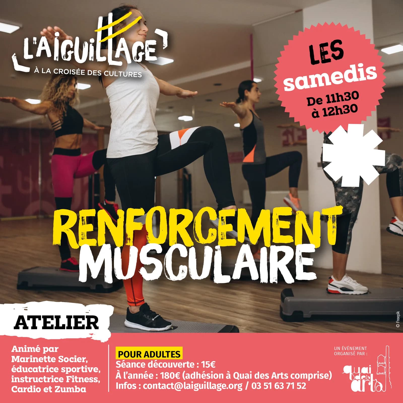 Image 1 : Atelier de renforcement musculaire background