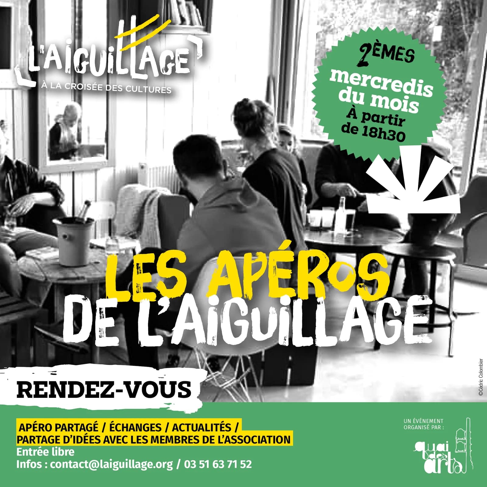 Image 1 : Les Apéros de L’Aiguillage background