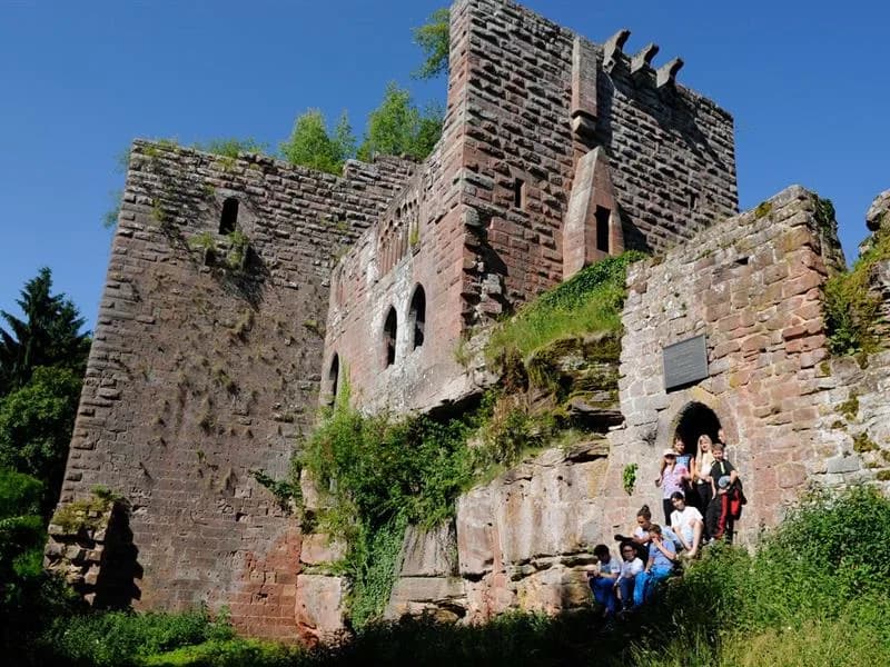 Image 2 : Visite guidée du château de la Wasenbourg background