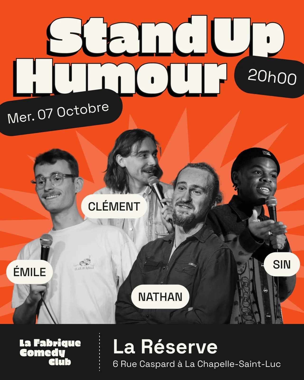 Image 1 : La Fabrique Comedy Club background