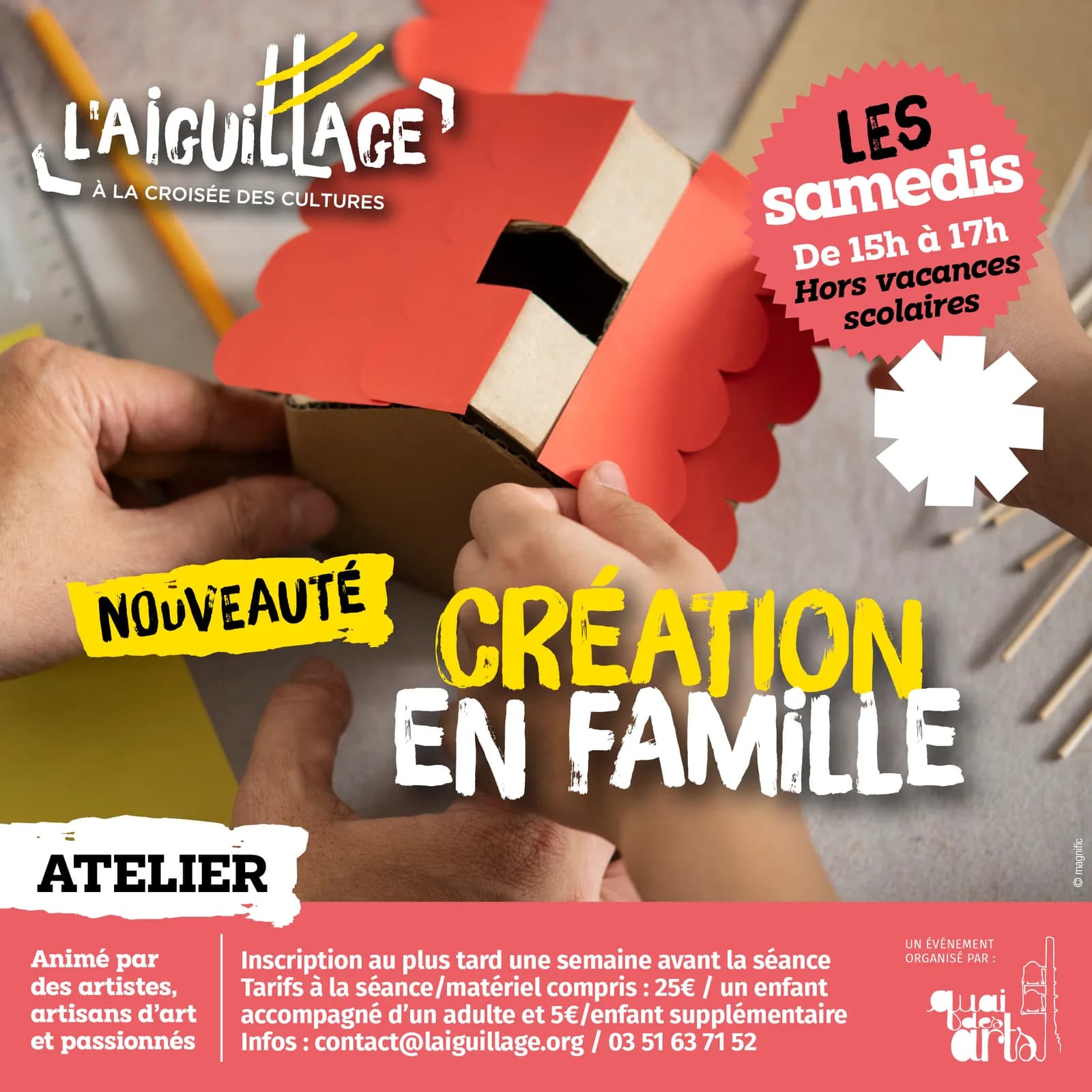 Image 1 : Atelier création en famille background