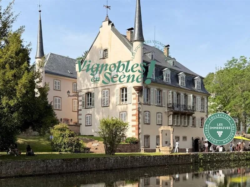 Image 1 : Vignobles en scène Alsace : Notes de musique et aromatiques au Château background