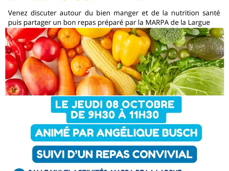 Image 1 : Atelier Nutrition et Repas Convivial background