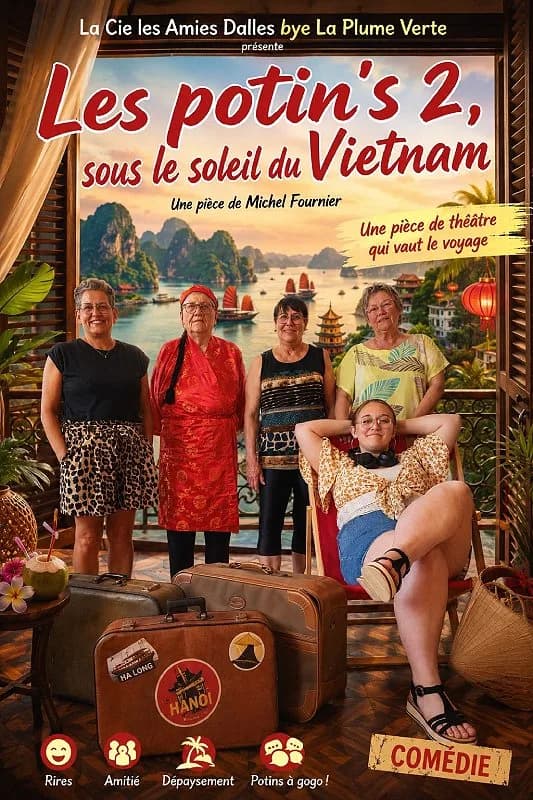 Image 1 : "Les potin's 2 Sous le soleil du Vietnam" background