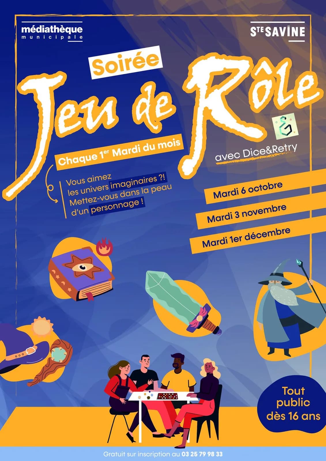 Image 1 : Soirée Jeu de Rôle background