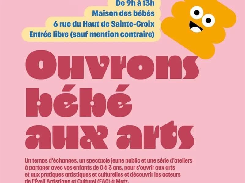 Image 1 : Atelier - Ouvrons bébé aux arts background