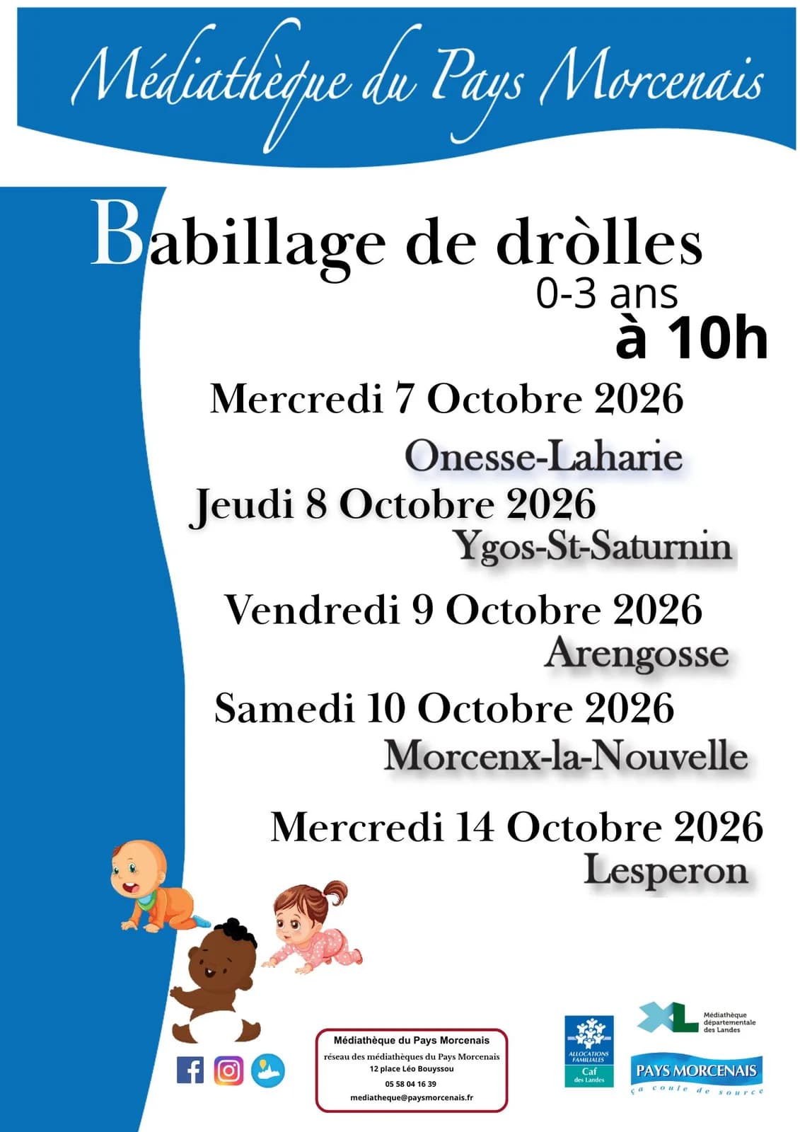Image 1 : Babillage des dròlles- Morcenx-La-Nouvelle background