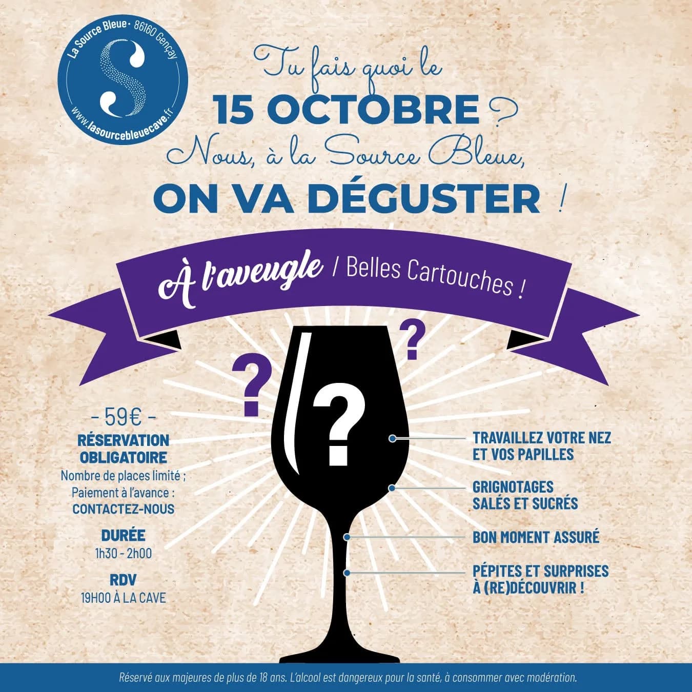 Image 1 : Soirée à l'aveugle background
