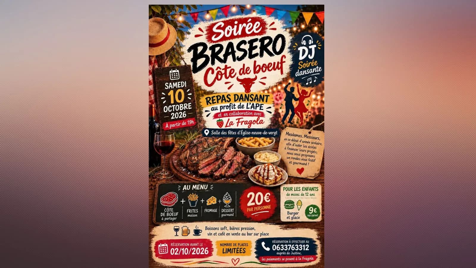 Image 1 : Soirée braséro background
