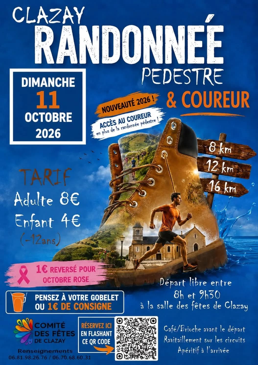 Image 1 : Octobre Rose - Randonnée background