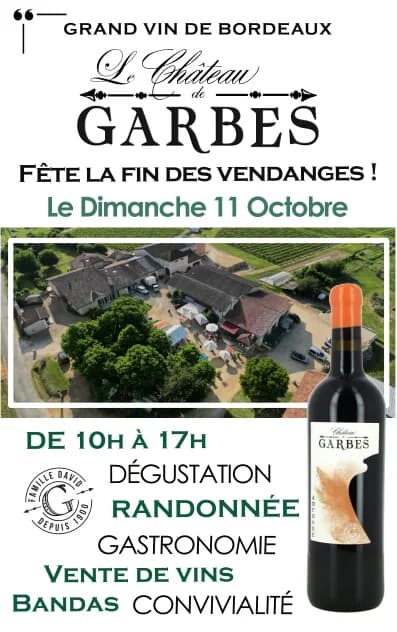 Image 2 : Fête des vendanges et randonnée au Château de Garbes background
