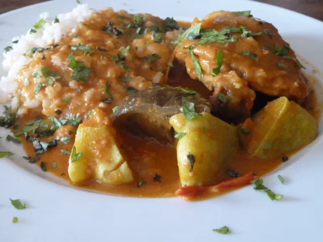 Image 1 : Repas à thémes : repas Africain et cacahuète background