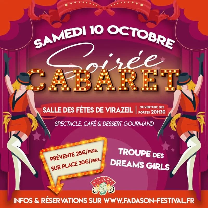 Image 1 : Soirée CABARET background
