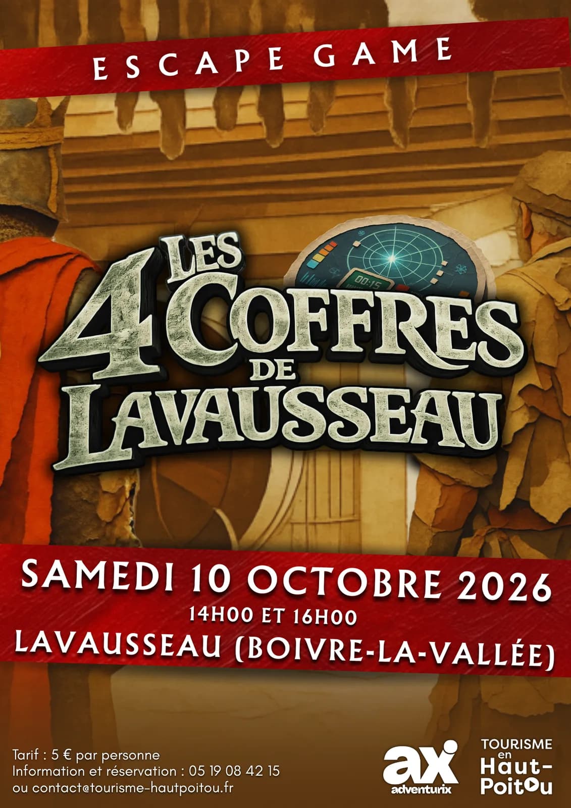 Image 2 : Escape Game : les 4 coffres de Lavausseau background