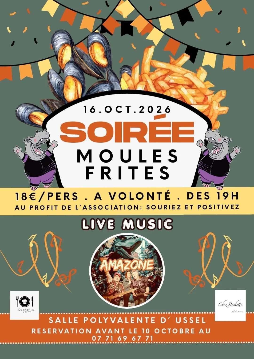 Image 1 : Soirée moules frites background