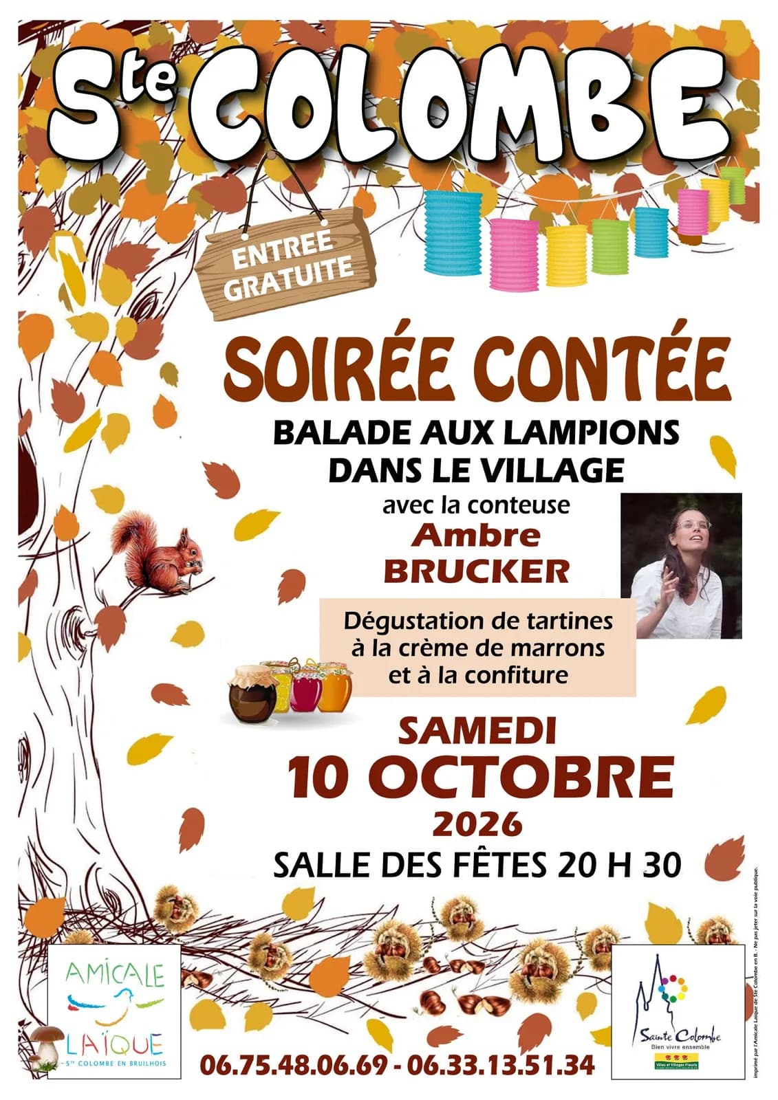 Image 1 : Soirée contée à Sainte-Colombe-en-Bruilhois background