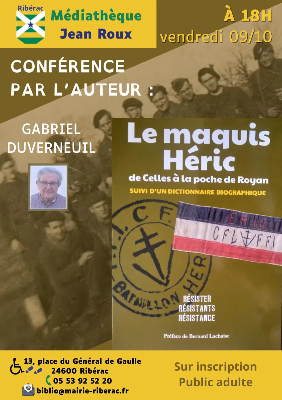 Image 1 : Rencontre Littéraire/ Conférence background