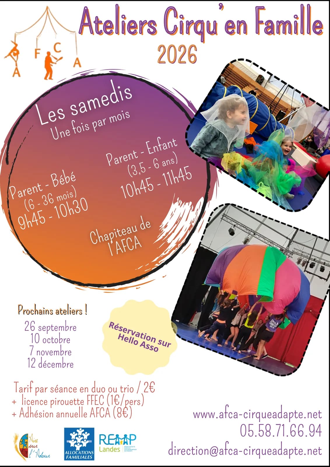 Image 1 : Ateliers cirqu'en famille background