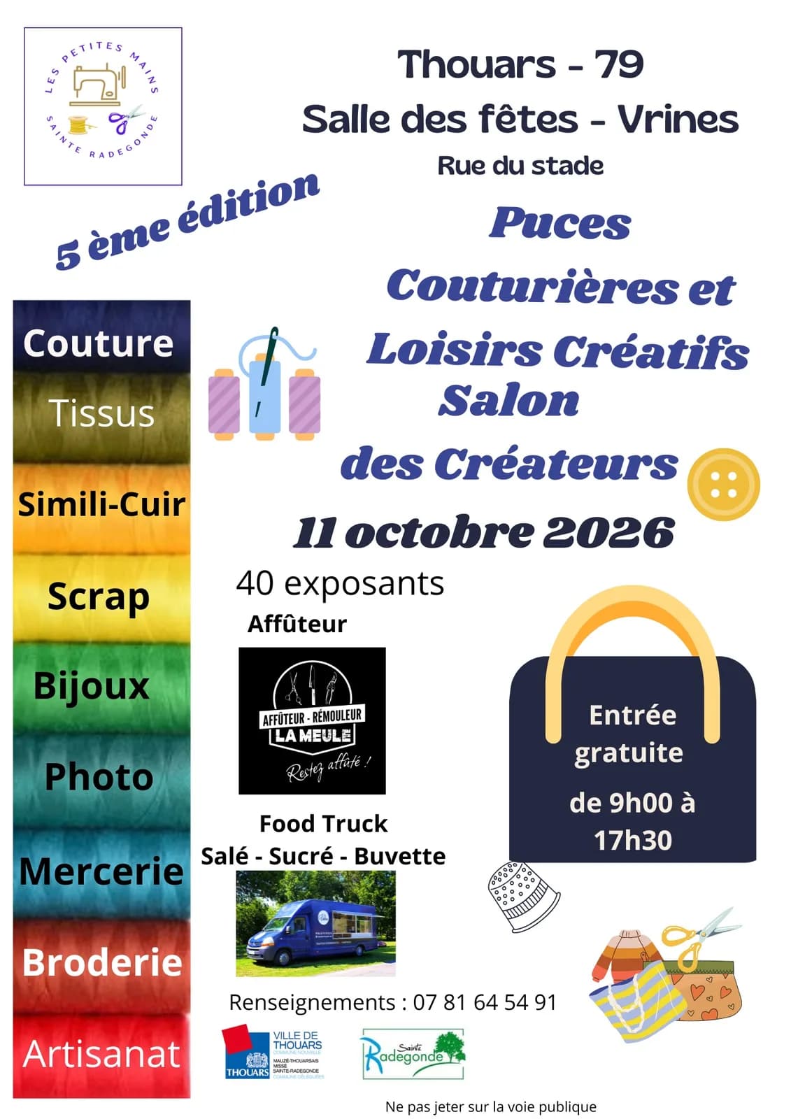 Image 1 : Salon des Créateurs : Puces couturières et Loisirs Créatifs background
