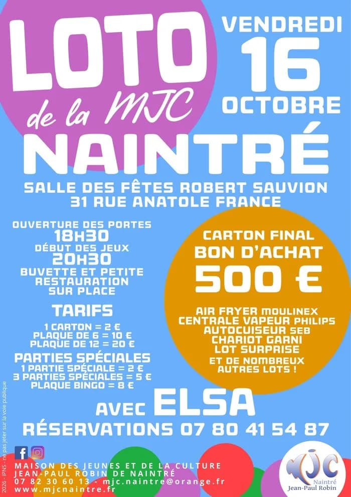 Image 1 : Loto de la MJC background