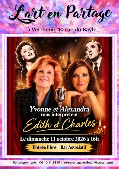 Image 1 : Concert Hommage à Edith & Charles background