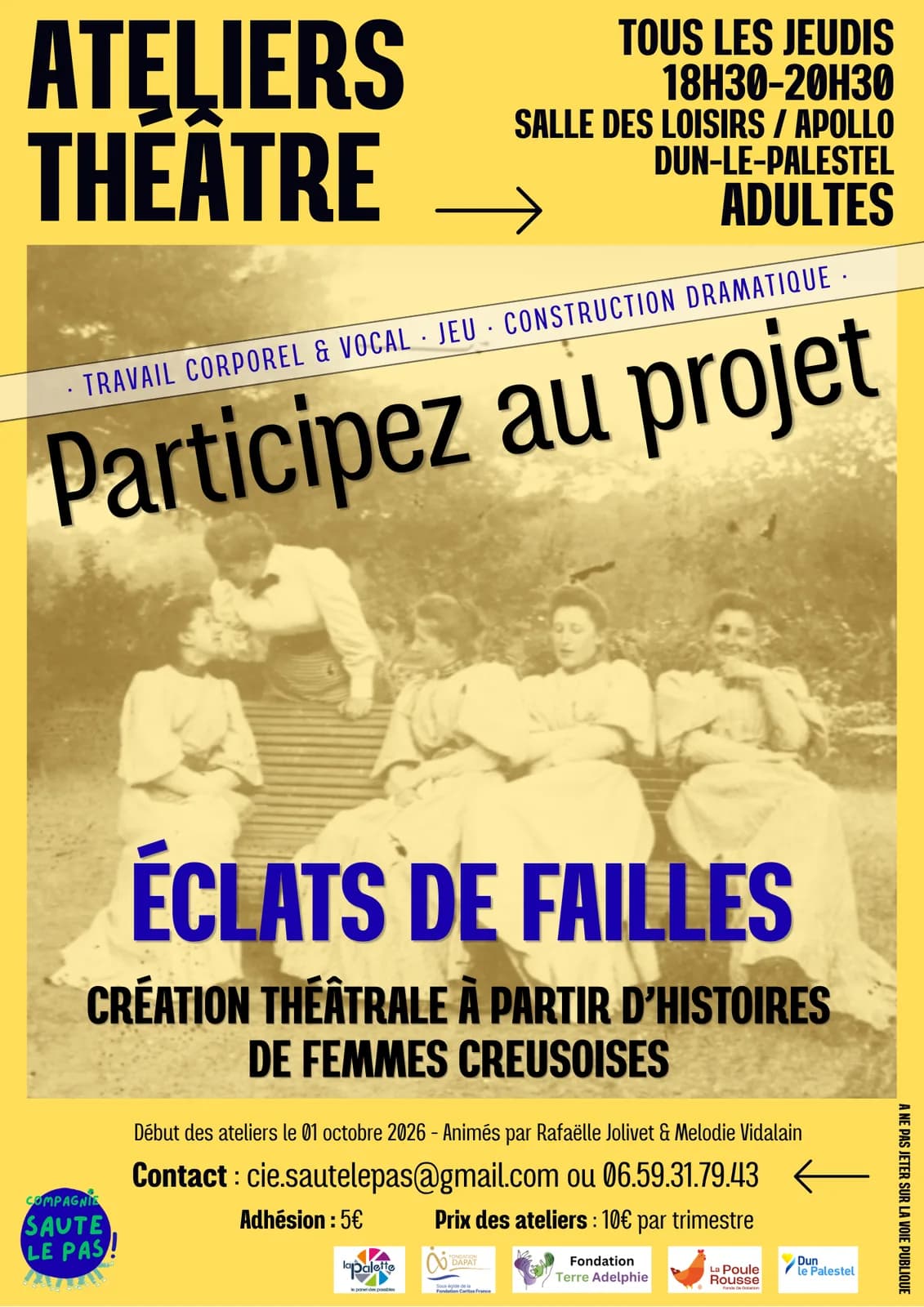 Image 1 : Ateliers théâtre background