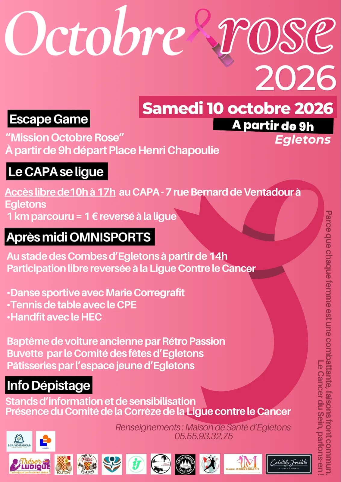 Image 2 : OCTOBRE ROSE background