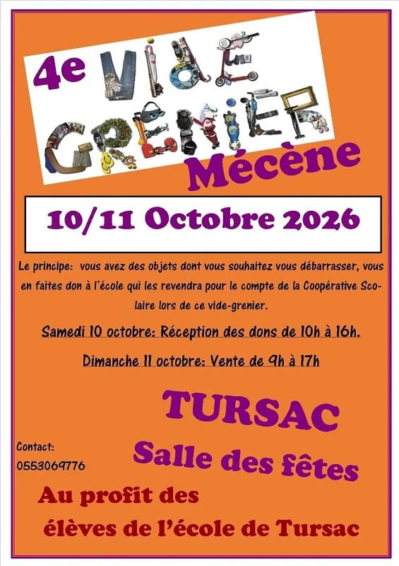 Image 1 : 4ème vide-grenier mécène background