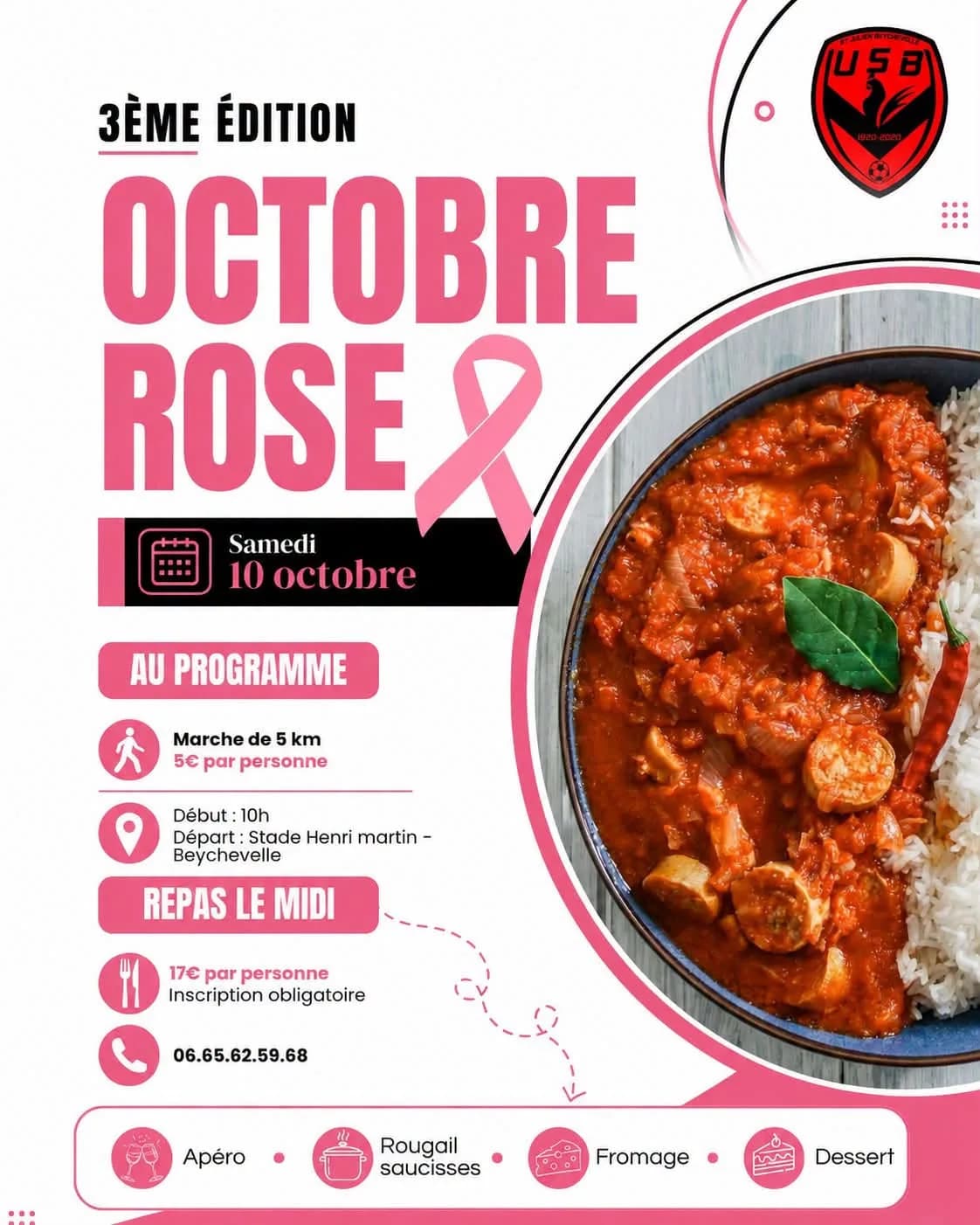 Image 1 : Octobre Rose 2026 : journée solidaire à Saint-Julien-Beychevelle background