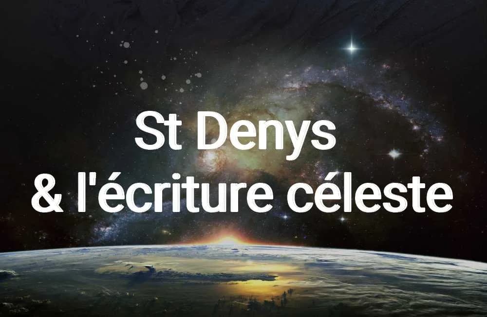 Image 1 : Atelier Astrologie "St Denys & l’écriture céleste, une autre histoire de l’Astrologie" background